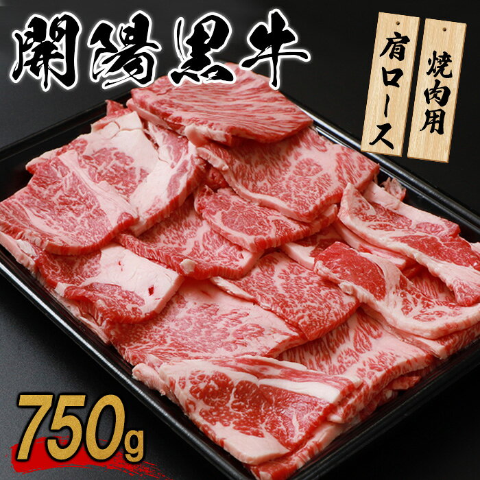 【ふるさと納税】開陽黒牛肩ロース 750g 焼肉用 牛肉 牛 お肉 肉 開陽黒牛 肩肉 ロース 冷凍 冷凍肉 国産牛肉 ブランド牛 国産 ふるさと納税 北海道 中標津町 中標津【14003】