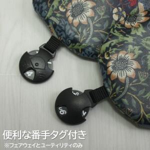 【はっ水・防汚】ゴルフヘッドカバー3点セット いちご泥棒(青)Fabric by ベストオブモリス【1588140】