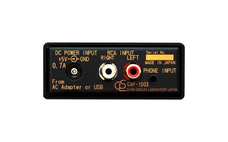CAP-1003 （ コンパクトヘッドフォンアンプ ） 約180g 音響機器 コンパクト オーディオ【バクーンプロダクツ 株式会社】[AYAP006]