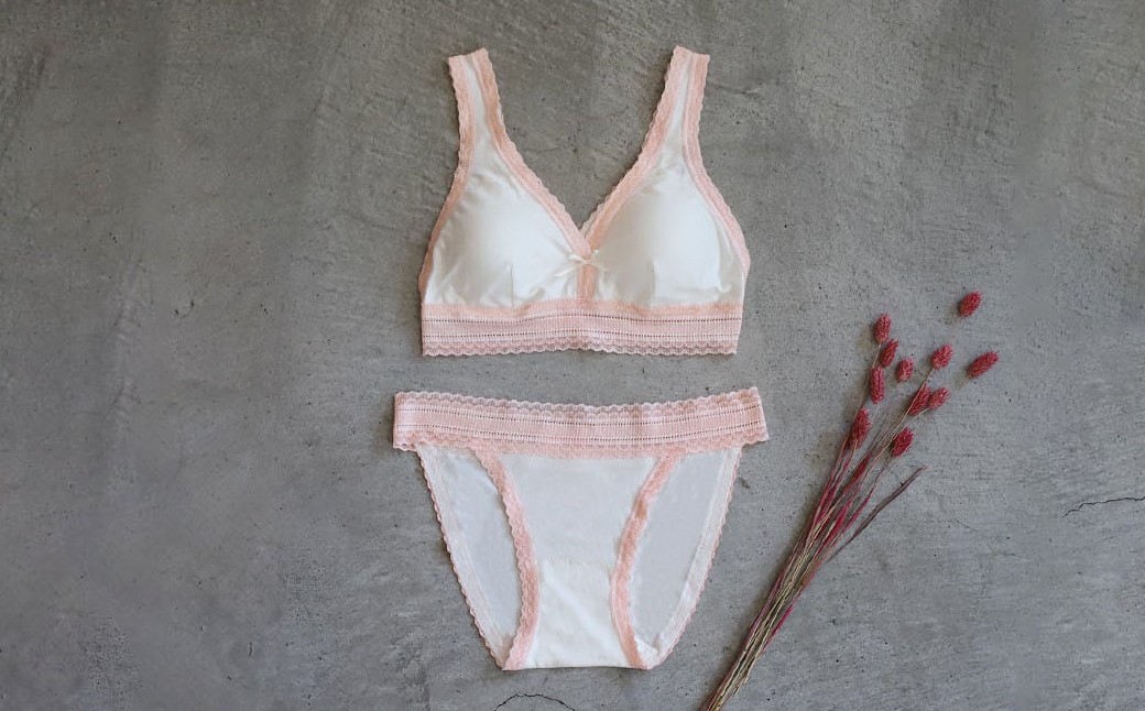 シルク×茜染め／ショーツ