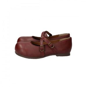 クロスベルトコンフォートシューズ｜ワイン M(23.5cm) レディース スリッポン ストラップシューズ 幅広 甲高 外反母趾 ゆったり幅 大人気 靴