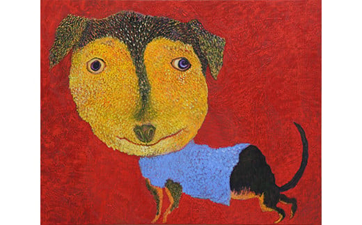 アーティストが『愛しいペットのポートレート』描きます 30号サイズ 910×727mm (縦横対応）【アート F30号サイズ　油絵 横井山泰 美術 作家 910×727mm 神奈川県 小田原市 】 142069_DK005