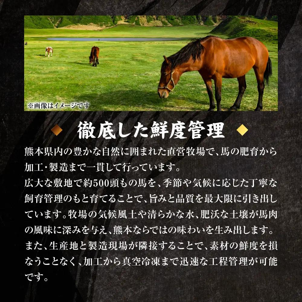 馬刺し 国産 熊本肥育 ユッケ 合計400g （50g×8パック） 馬肉 馬刺し