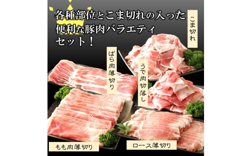 便利な豚肉バラエティセットです