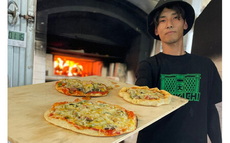 V18-1 はたけの大吉 ピザ作り+アグリ体験チケット 1名様