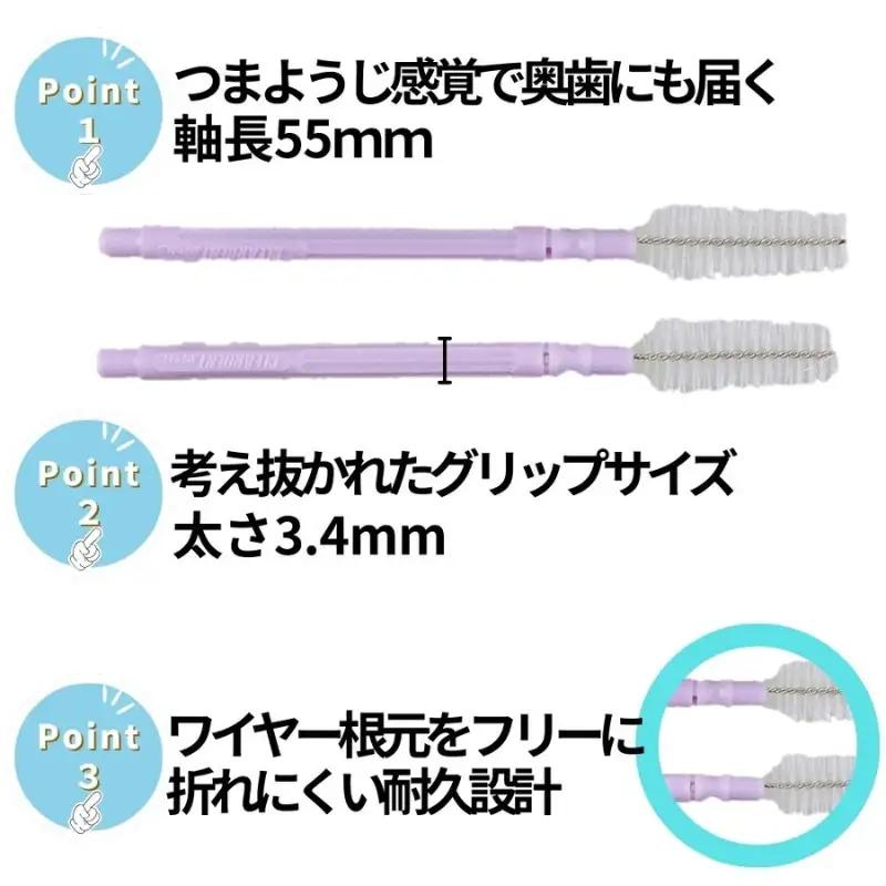 歯間ブラシ　SSサイズ（サイズL・LLは12本その他サイズは15本）×2セット