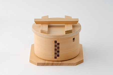 【大館曲げわっぱ】セイロ(5合) 【配送日指定不可】　430P6001