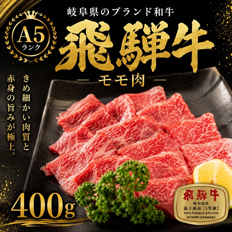 
飛騨牛もも肉　スライス　400ｇ入り [№5644-1443]
