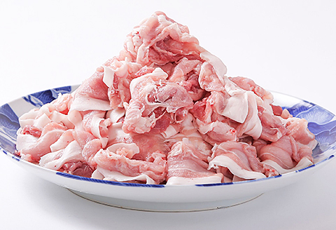 肥前さくらポーク ももスライス 2kg（500g×4）：B150-004