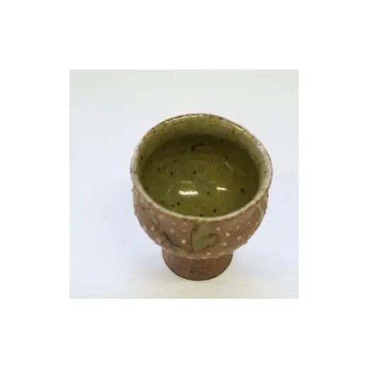 釉彩酒器 ワイングラス 陶芸品《受注制作》カップ コップ ぐい呑み お猪口 おすすめ 和食器 おしゃれ 手作り 陶器 陶芸 陶芸作家