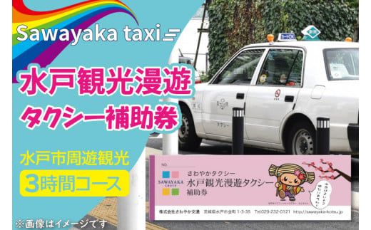 水戸観光漫遊タクシー補助券【さわやか交通 観光 偕楽園 弘道館 千波湖 芸術館 水戸市 茨城県】（CE-2）