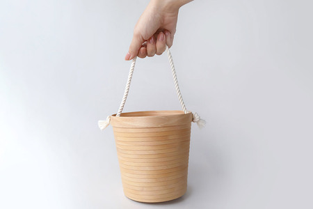 BUNACO バケツバッグ（ナチュラル）