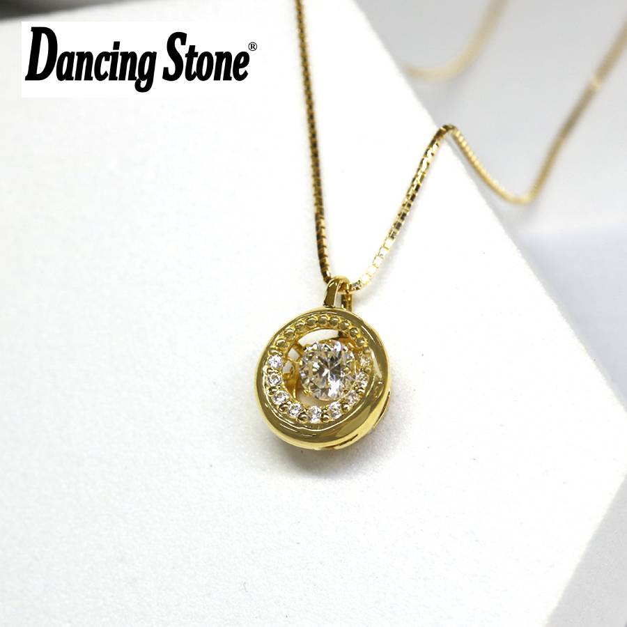 ＜Crossfor＞ダンシングストーン/１８金ダイヤモンドラブリングスペンダント　＊ダイヤモンド0.3ct（鑑定書付き）PD-0014