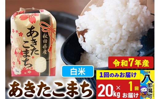 あきたこまち 20kg【白米】令和7年産 秋田県産 こまちライン [こまちライン あきたこまち ブランド米 お米 白米 精米 米どころ 秋田 秋田県産]