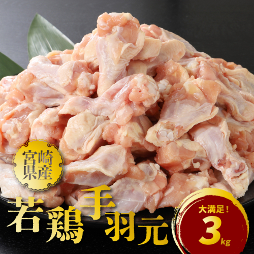 宮崎県産若鶏手羽元3kg K16_0086