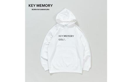 《1》【KEYMEMORY 鎌倉】ゴルフプルオーバーフーディー WHITE