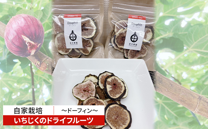 
自家栽培いちじくのドライフルーツ～ドーフィン～ [№5990-0683]
