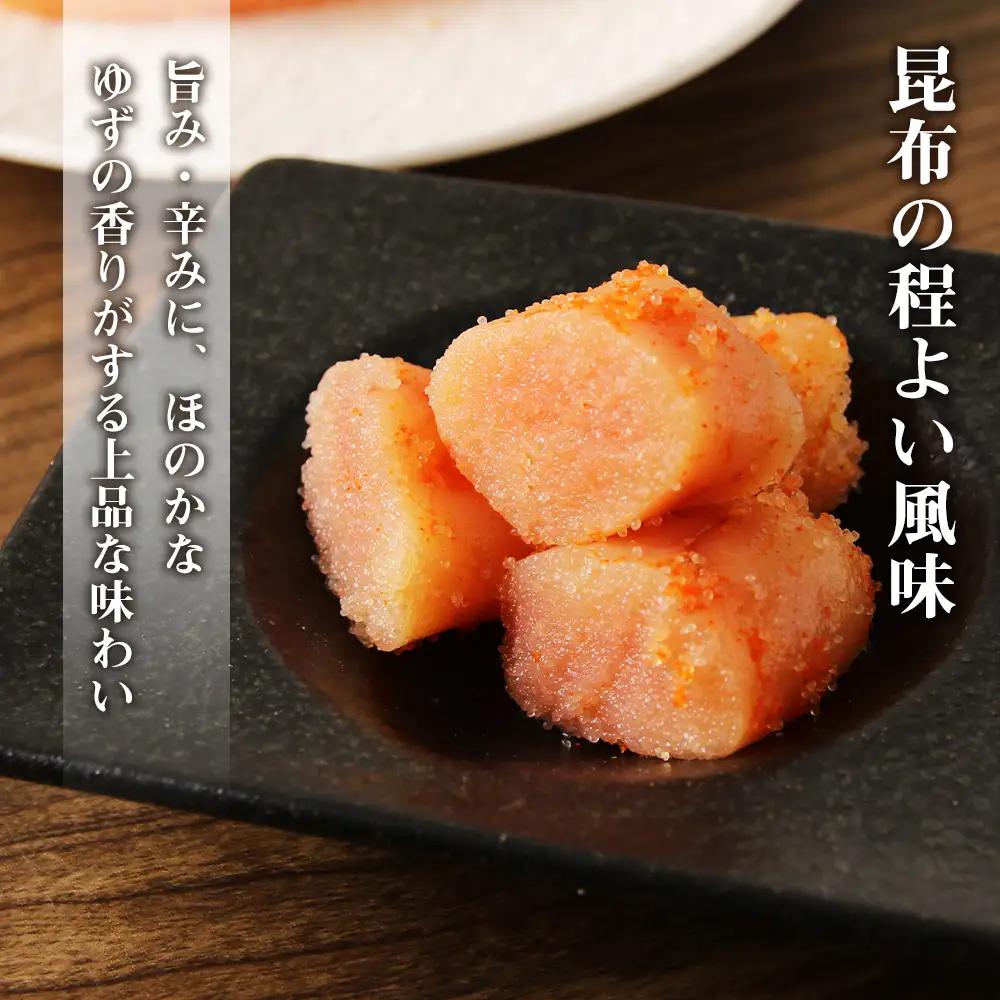 無着色昆布〆辛子明太子 300g AK011
