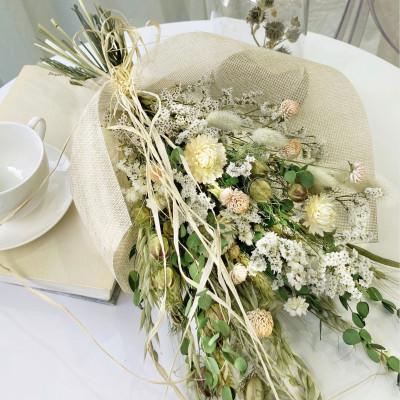 ふるさと納税 茅野市 信州八ヶ岳の麓から贈るドライフラワースワッグ M(グリーン) |  | 01