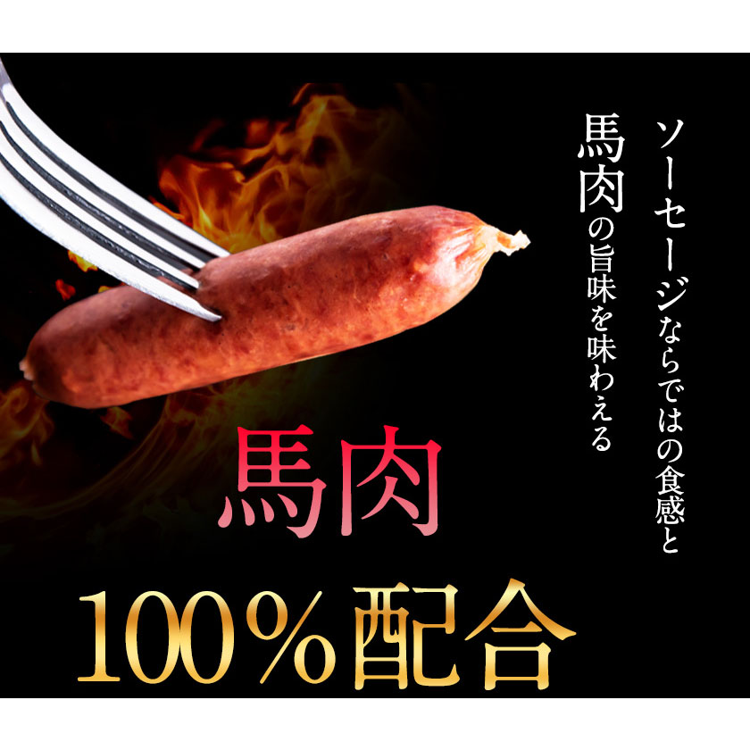 馬肉100%ソーセージ 2kg (500g×4袋) 肉 馬肉 ソーセージ 2kg《1-5営業日以内に出荷予定(土日祝除く)》---mna_fkgumasose_s_23_15000_2kg---