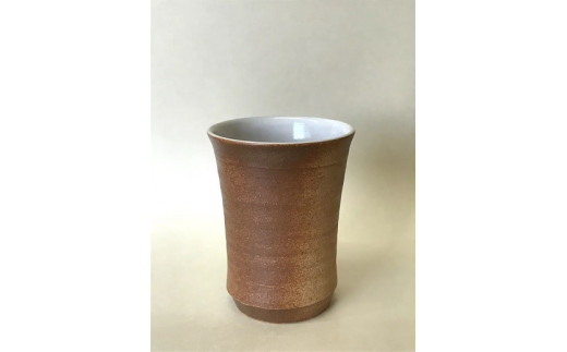 
【紀州焼葵窯】梅を使った焼き物 ビアカップ
