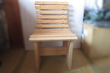 【特許庁 意匠登録済】匠の椅子 1脚【伝統技術が生み出す 確かな技の結晶】【佐賀県産杉100%使用】I-27