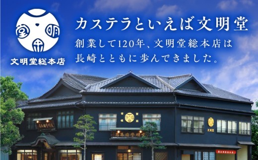 【3回定期便】【個包装】カステラ巻1箱（18個）/文明堂総本店 [EAK010] 個包装カステラ カステラ かすてら 長崎 和菓子 人気和菓子 こほうそう お中元 お歳暮 ざらめ ザラメ 焼菓子
