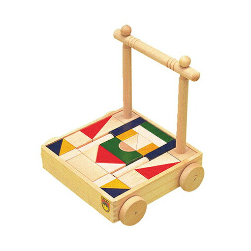 【ふるさと納税】積み木 抗菌カラー押し車つみき KAWAI玩具4420 おもちゃ 子供 赤ちゃん　 雑貨 日用品 民芸品 工芸品 　お届け：※通常2週間以内でお届けできますが、在庫状況により1ヶ月程かかる場合がございます。