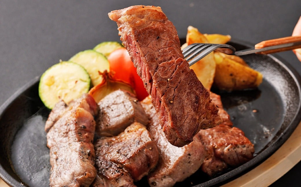 【訳あり】厚切り 牛ザブトン（肩ロース） ステーキ 約500g×3P 計：約1.5kg