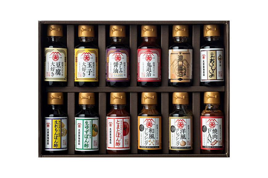 大前醤油おすすめベスト12 100ml×12本 セット 調味料 ギフト