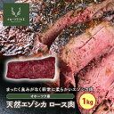 【ふるさと納税】天然エゾシカロース肉（1kg）