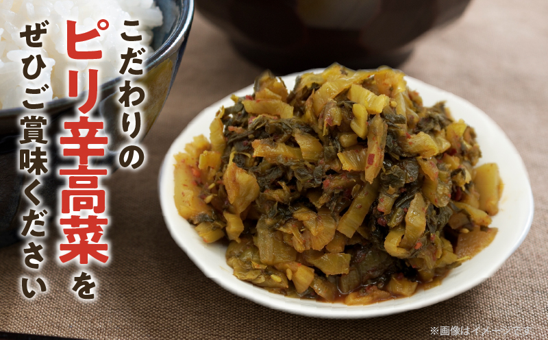 ＼ポスト投函／ピリ辛高菜 計1袋 (150g) 漬物 おかず 野菜 加工品 国産_T025-022