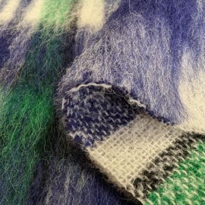 ふるさと納税 羽島市 ビッグチェックシャギー(生地)145cm×3m |  | 01