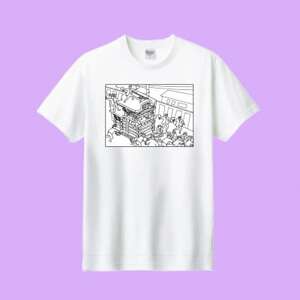 あうわぬりえ(だんじり四角柄、白色、110cm)【1680507】