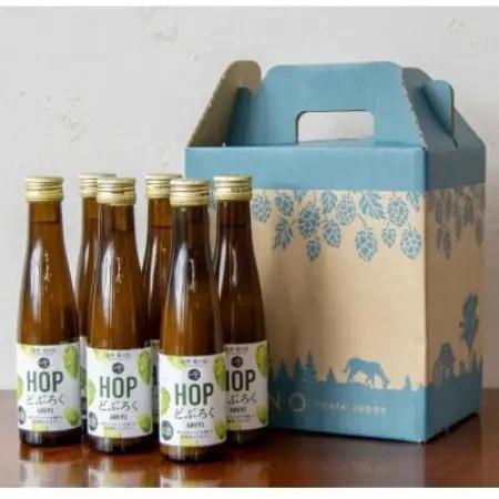 HOPどぶろく 180ml × 6本 ギフトボックスセット 道の駅 遠野風の丘【1735054】