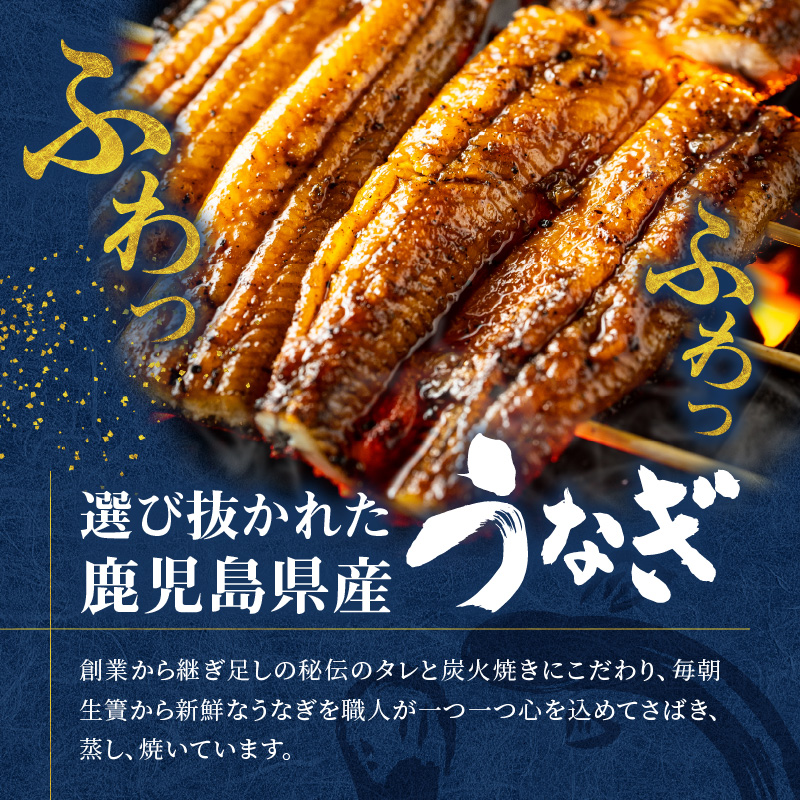 創業１４０年!老舗うなぎ屋のうなぎかば焼き100ｇ×1、くりから×5本、骨せんべい30ｇ×1セット-1001