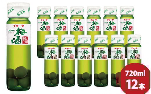チョーヤ 梅酒紀州　720ml×12本（1ケース）/梅酒 梅 ウメ お酒 リキュール 酒 紀州 和歌山 CHOYA 国産【kis108A】