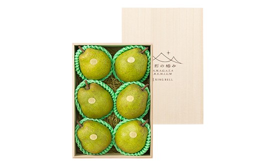 【山形の極み】贈答用 山形県産 西洋梨 ラ・フランス 2kg(6個) 4L 秀品 木箱入 2026年11月上旬から順次発送 F2Y-7062