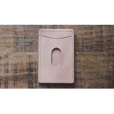 ふるさと納税 栃木市 【minca】栃木レザーのタテ型パスケース 定期入れ パスホルダー01/タン(生成)　694 |  | 01