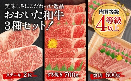 おおいた和牛 ステーキ・すき焼き・焼肉 セット | 焼肉 津久見市