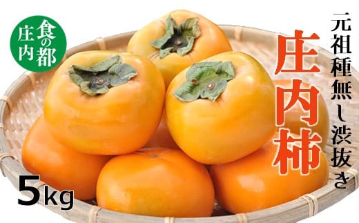 
            食の都庄内　庄内柿（元祖種無し渋抜き）約5kg※10月中下旬～11月下旬配送
          
