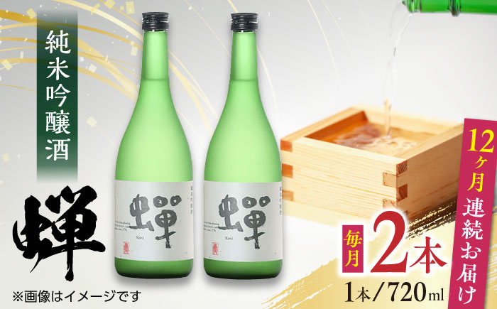 
【全12回定期便】純米吟醸酒 蝉 720ml×2 日本酒 熊本県産 山都町産 通潤橋 【通潤酒造株式会社】[YAN039] 172000 172,000 172000円 172,000円
