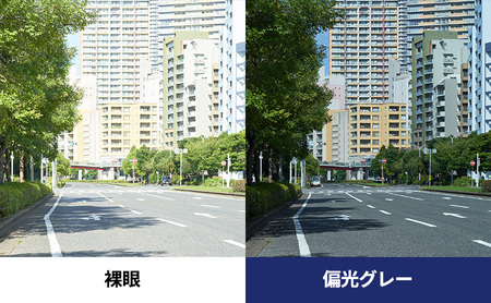 跳ね上げ式/「偏光」前掛けサングラス　柔らかい印象を与えるボストンタイプ　「BV-31」　レンズカラー：(1)偏光グレー