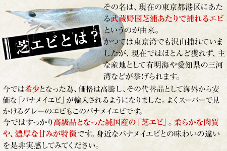 釜揚げ一夜干し 芝えび(800g)約200尾 内野海産《45日以内に出荷予定(土日祝除く)》