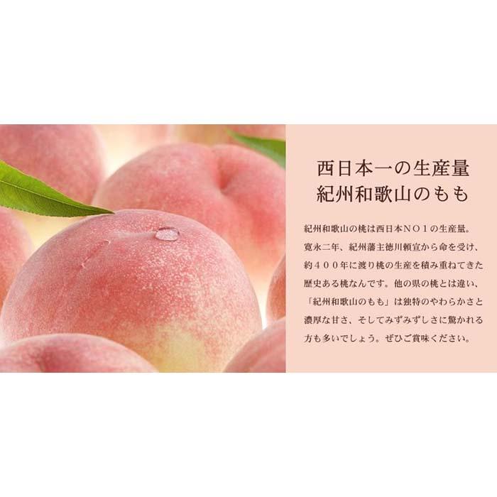 和歌山の桃 秀品 約3.8～4kg(サイズ・品種おまかせ) 和歌山県産 もも 桃 モモ 果物 フルーツ 産地直送 紀伊国屋文左衛門本舗【TC1】XK035_イメージ2