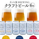 【ふるさと納税】 ビール クラフトビール 飲み比べ 3種×2缶 計6缶 各355ml 地ビール 月と太陽 BREWING Pale Ale ペールエール Pilsner ピルスナー IPA アイピーエー セット 詰め合わせ お取り寄せ 酒 アルコール ギフト 贈答 北海道 札幌市