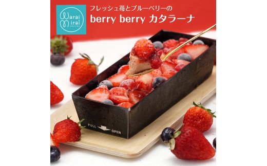 1本で2度おいしい カタラーナ 【ベリー＆ベリー】| プリン ブリュレ スイーツ お菓子 洋菓子 おやつ ギフト プレゼント 贈り物 箱付き 冷凍 長野県 飯田市 信州