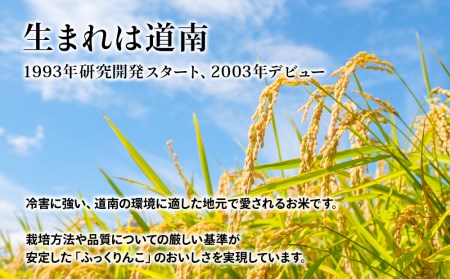 【新米発送】★定期便★ 知内産 ふっくりんこ10㎏×10回　JA新はこだて【定期便・頒布会特集】