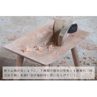 ふるさと納税 大川市 スツール(ブラックチェリー材)1脚　【大川家具】 |  | 03