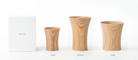 【FIL】小国杉カップ(大) SUGI CUP LARGE　ビアカップ 大 コップ 割れない 木製 食器 杉 小国杉 受注生産 ビール おしゃれ ギフト 贈答用 Foreque 熊本 阿蘇 南小国町